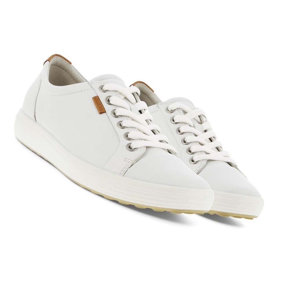 Ecco Soft 7 Joggesko Dame Hvite | NO 232GSO